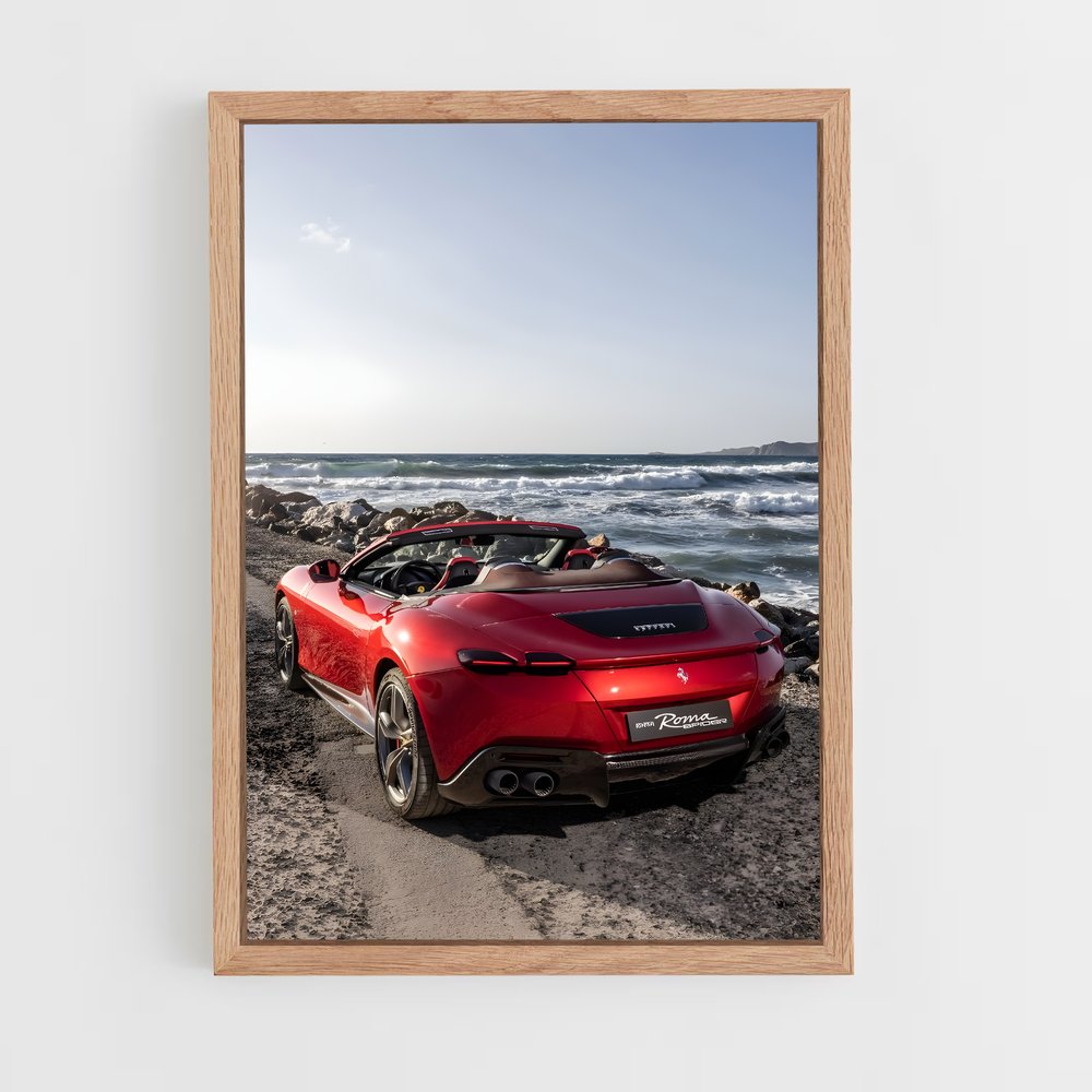 Poster Ferrari Spyder (vue 4)